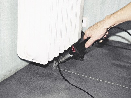 Ручной аппарат горячего воздуха HOT JET S сварка напольных покрытий в труднодоступных местах