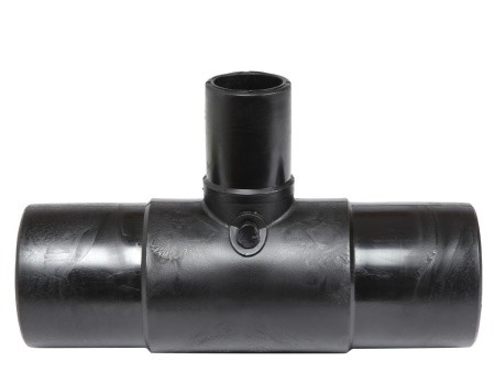 ТРОЙНИК ЛИТОЙ ПЕРЕХОДНОЙ ДЛИННЫЙ 90° T PE100 PN16 D110X63